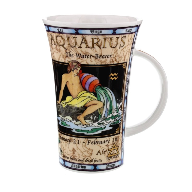 Dunoon Glencoe Zodiac Aquarius Mug