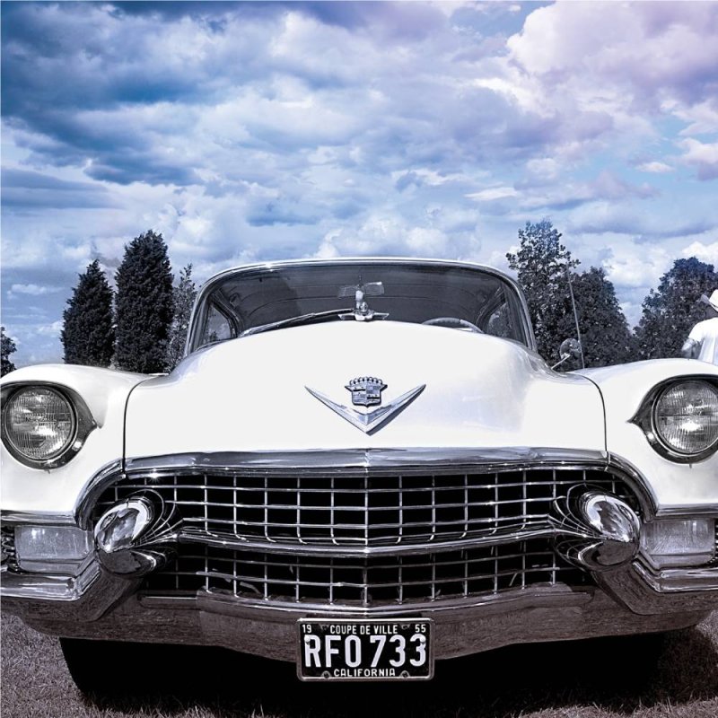 Vintage Car - Blank Greeting Card