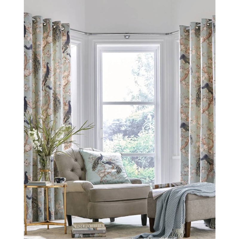 Belvedere Readymade Curtains Duckegg