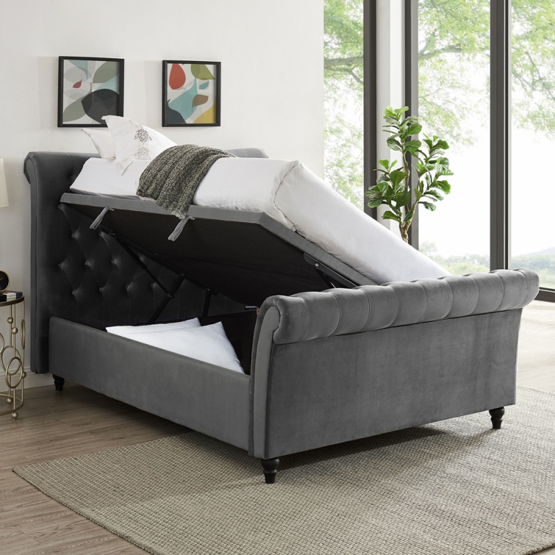 Otley ottoman smoke grey