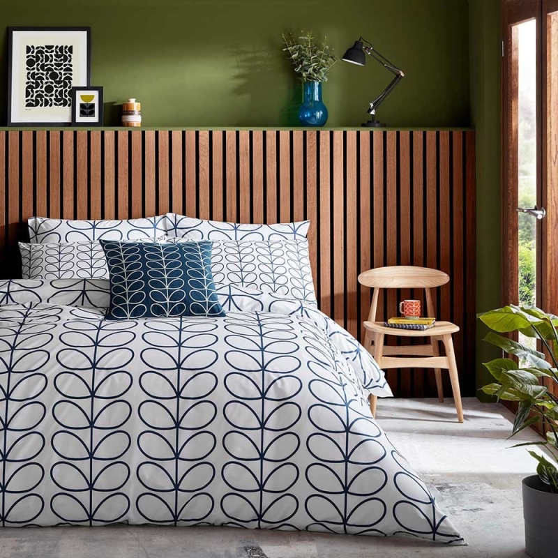 Orla Kiely Linear Stem Duvet Cover Whale