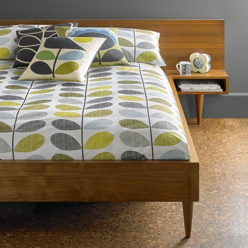 Orla Kiely Scribble Stem Duvet Cover Duckegg