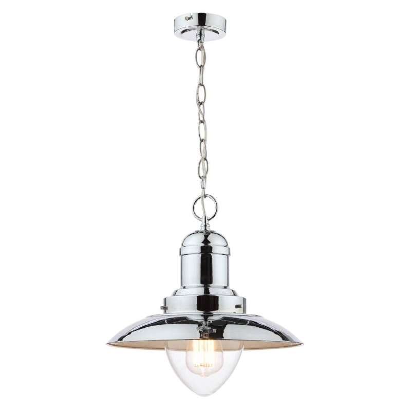 Laura Ashley Corbridge Pendant Polished Chrome 