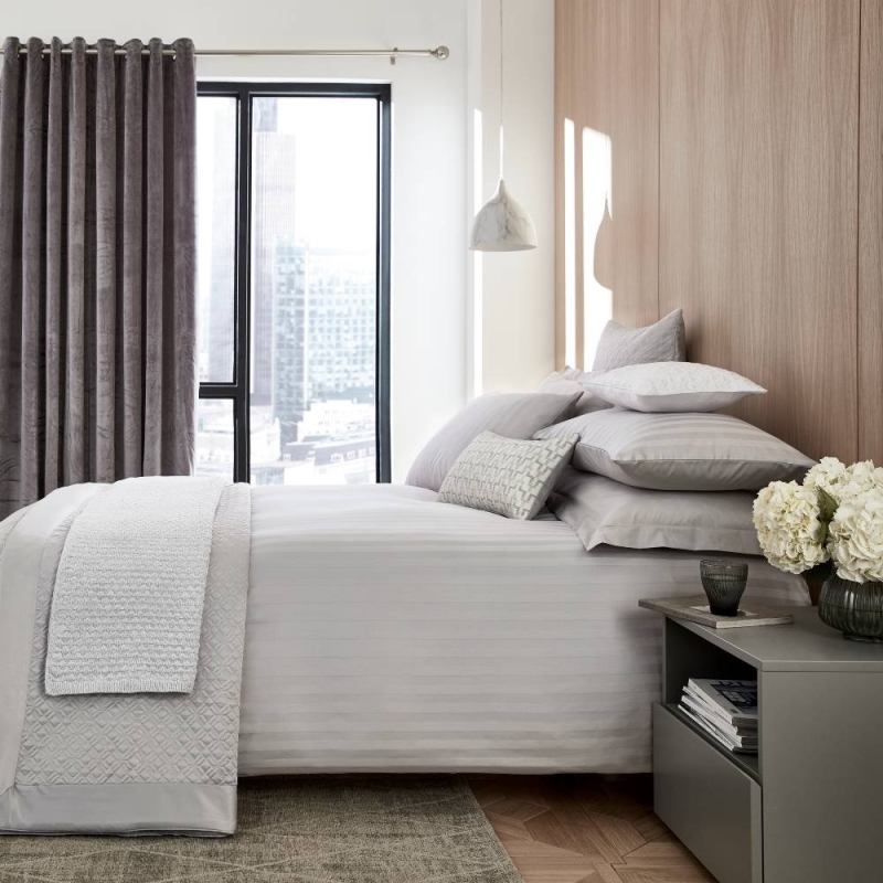 Alto Duvet Cover Set Platinum