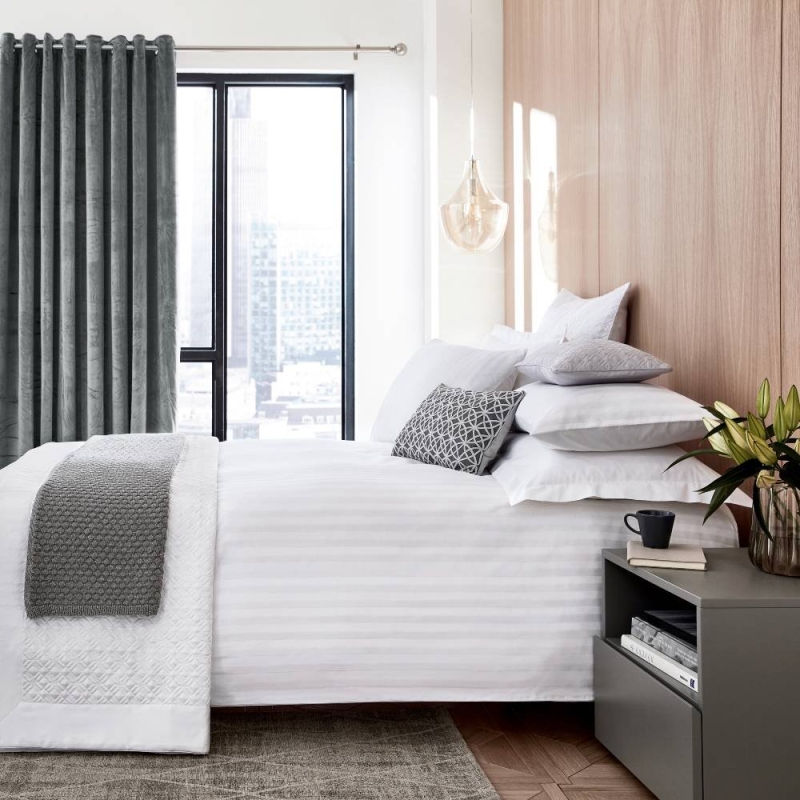 Alto Duvet Cover Set White