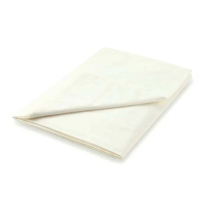 Peacock Blue 300TC Flat Sheet Ivory