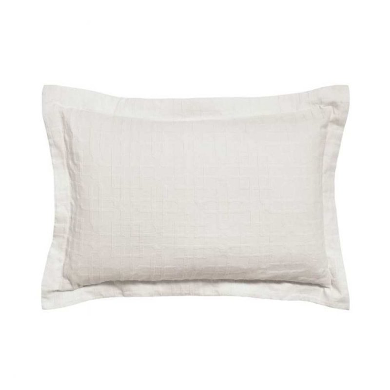 Sanderson Hampton Trellis Oxford Pillowcase White