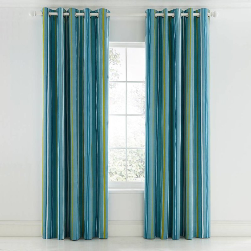 Scion Mr Fox Teal Curtains 168 x 183cm