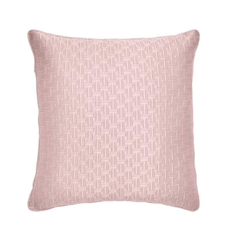 Ted Baker T Quilted Soft Pink Pillow Sham 65 x 65CM