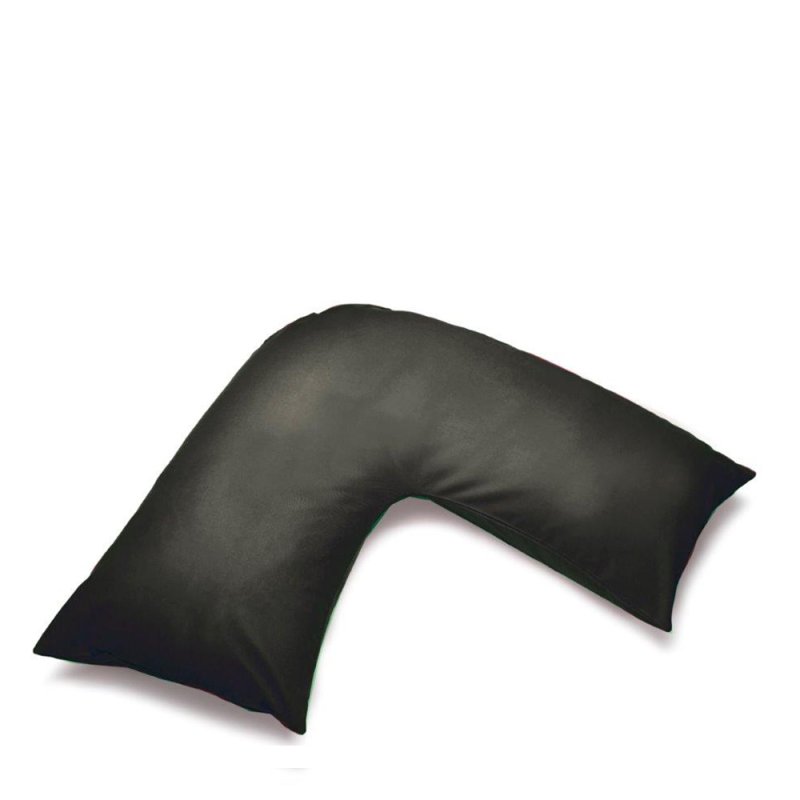 V Shape Orthopaedic Pillowcase Black