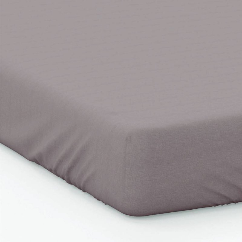 Belledorm 400 Count Single Fitted Sheet Pewter 30CM