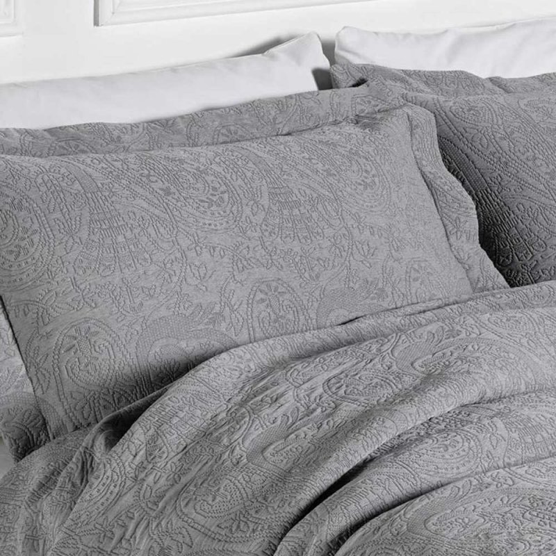 Design Port Kashmir Grey Pillowsham