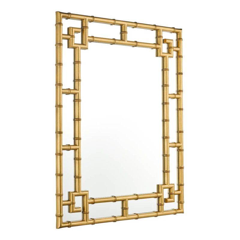 Laura Ashley Shawford Gold Rectangle Mirror 107 x 81cm