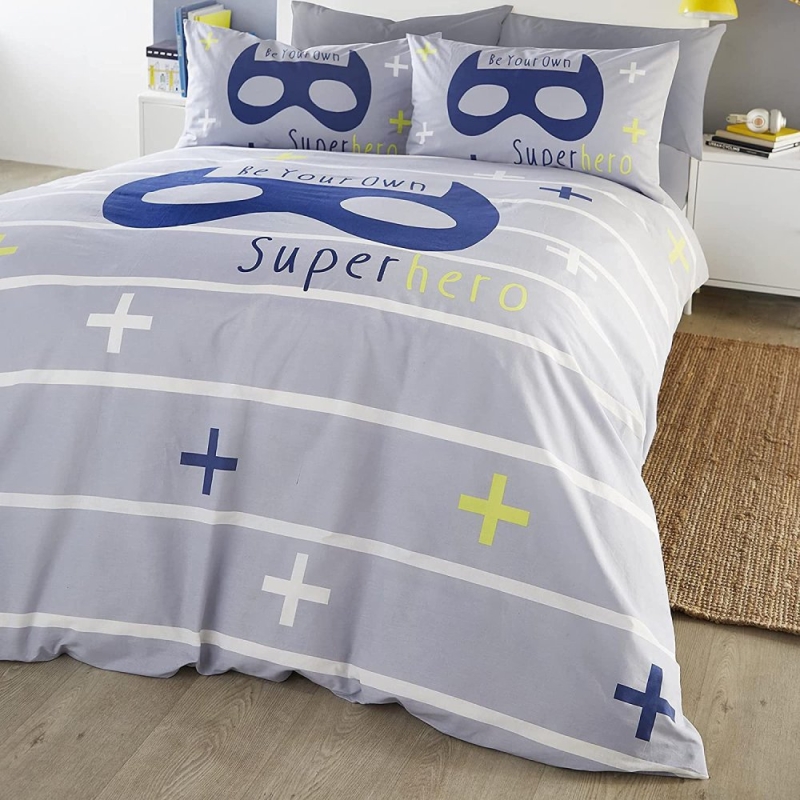 Appletree Kids Superhero Duvet Cover Set Blue