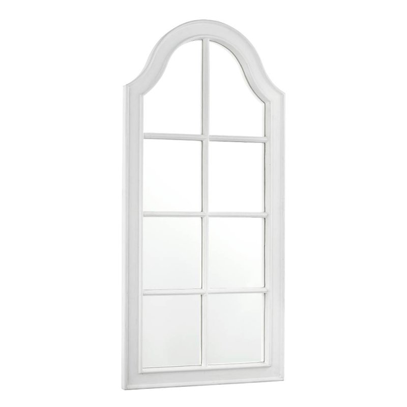 Laura Ashley Coombs Distressed Ivory Rectangle  Mirror 120 x 56cm