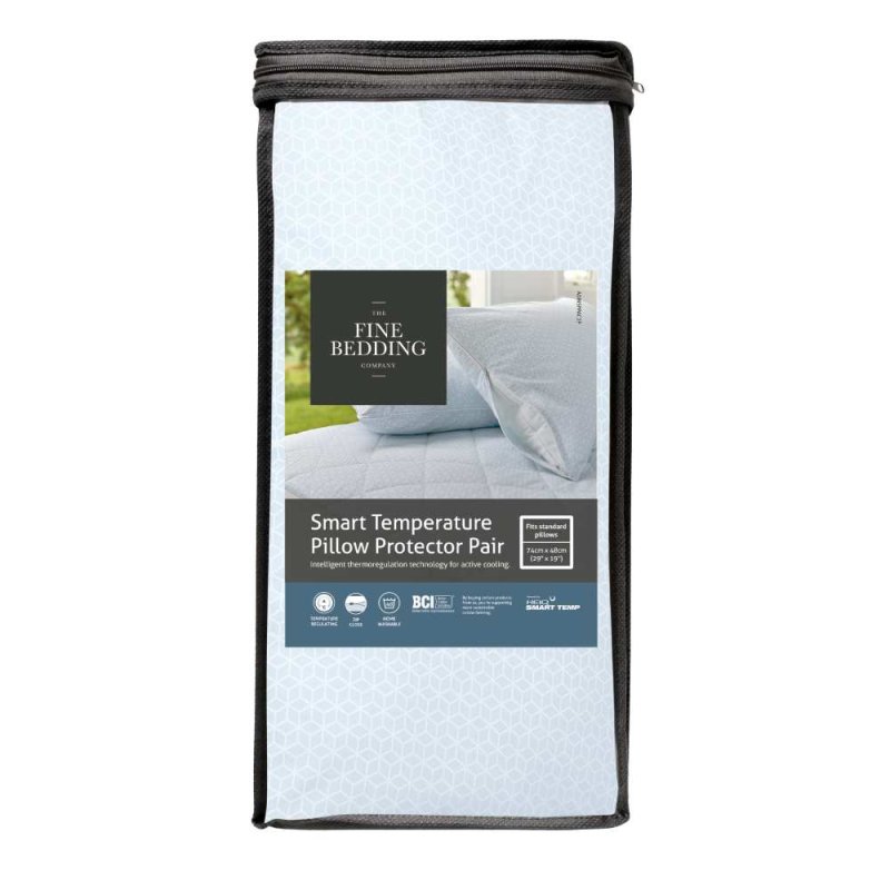 Smart Temperature Pillow Protector Pair