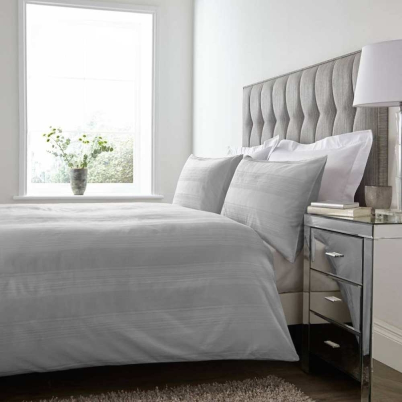 Mayfair Duvet Cover Set Silver