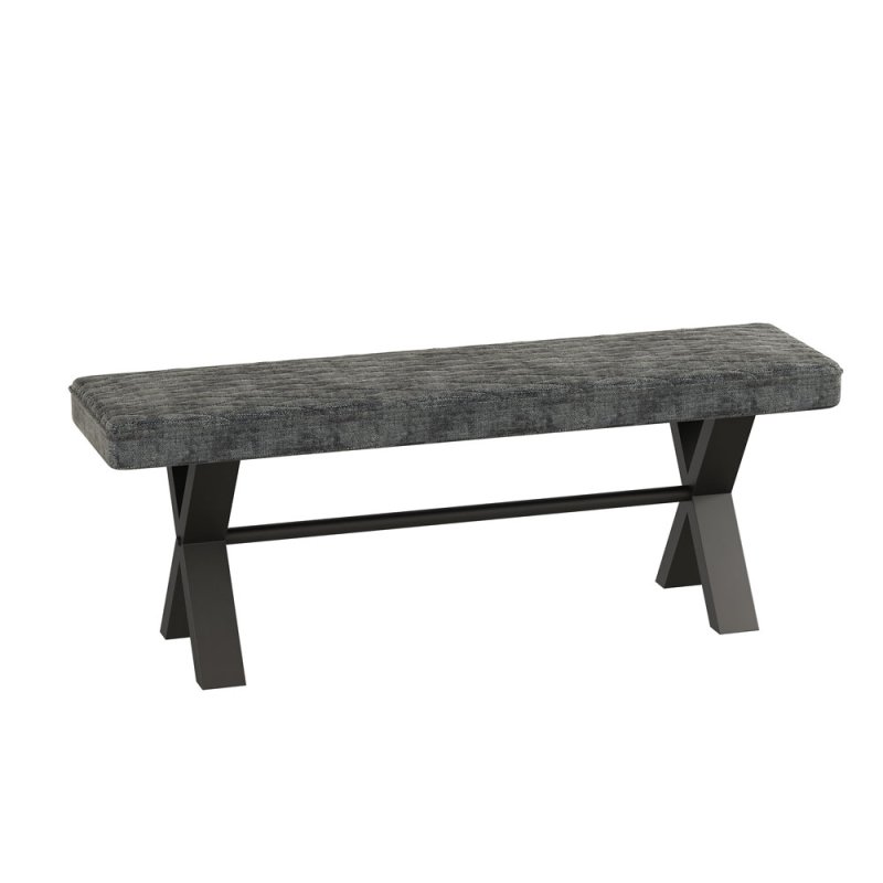 Fuji Quilted Bench 180cm Stone