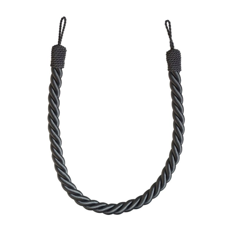 Reef Rope Twisted Tieback Charcoal