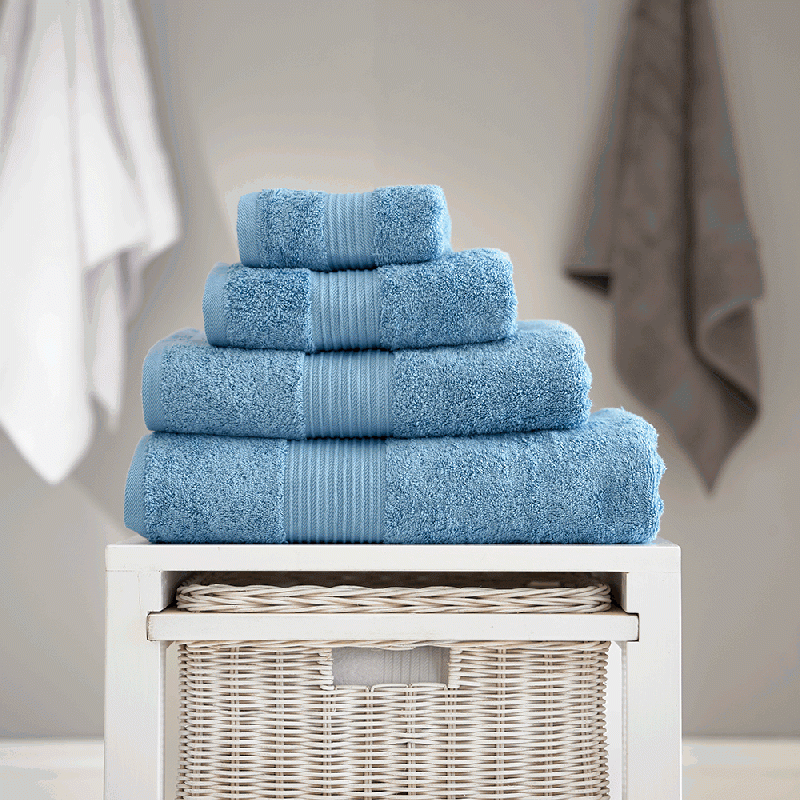 deyongs bliss pima cotton towels cobalt