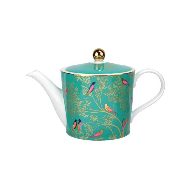 Sara Miller London Portmeirion Chelsea  Teapot Green