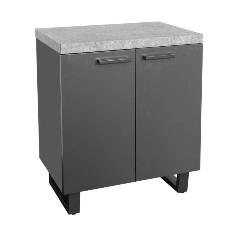 Fuji 2 Door Storage Cabinet Stone