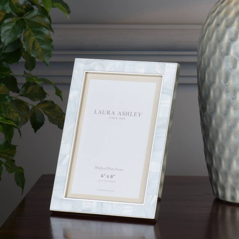 Laura Ashley Whitford Photo Frame Polished Nickel