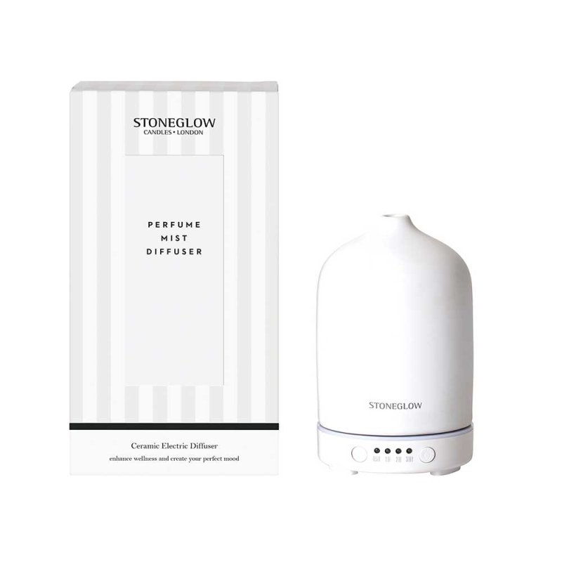 stoneglow white perfume mist diffuser