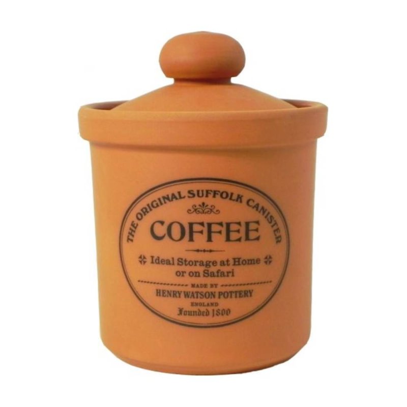 Henry Watson's The Original Suffolk Collection -Rimmed Coffee Canister Terracotta