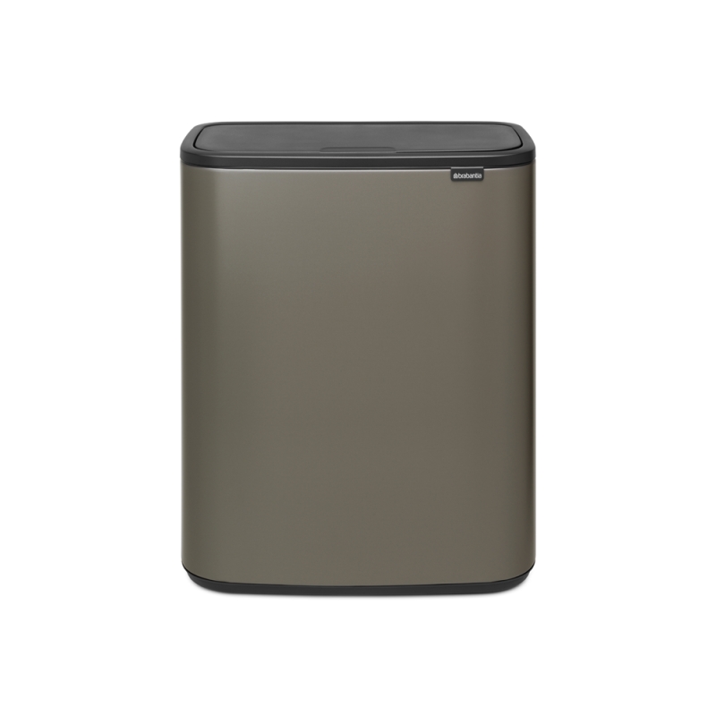 Brabantia Bo Touch Bin X2 30L Plastic Bucket Platinum