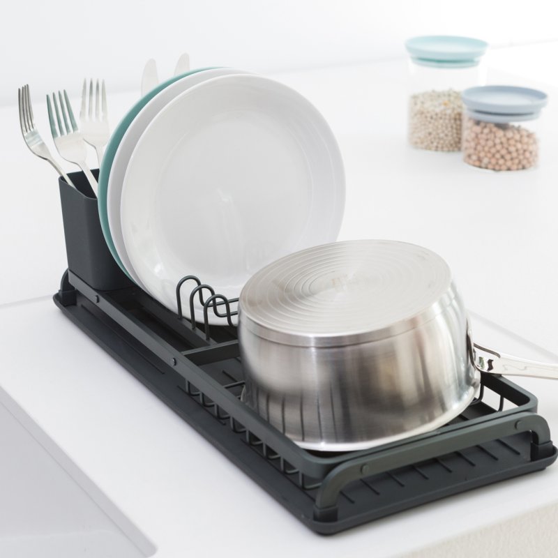 Brabantia Compact Drying Rack Dark Grey - Glasswells