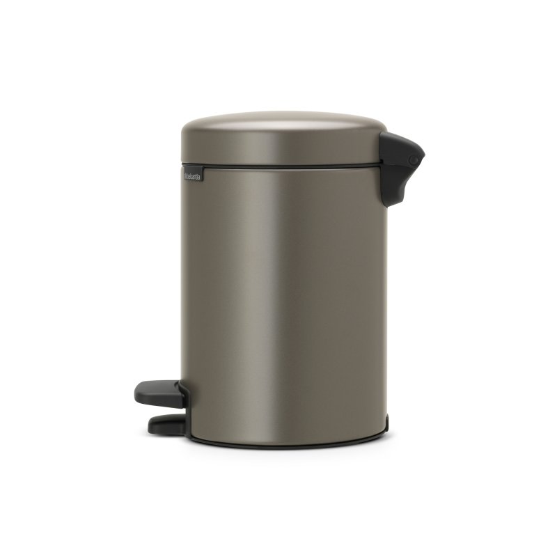 Brabantia Newlcon Pedal Bin 3L Platinum 