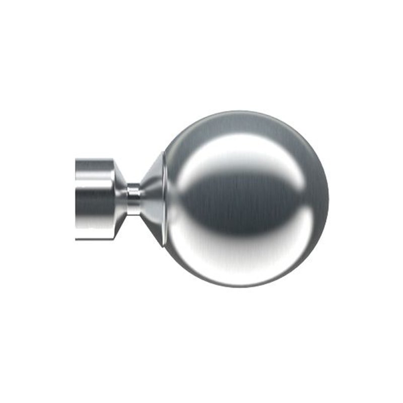 Bugle 28mm Satin Silver Finial