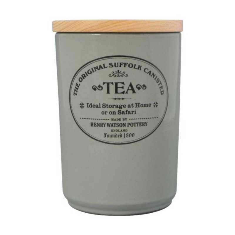 Henry Watson's The Original Suffolk Collection - Large Tea Canister Dove Grey