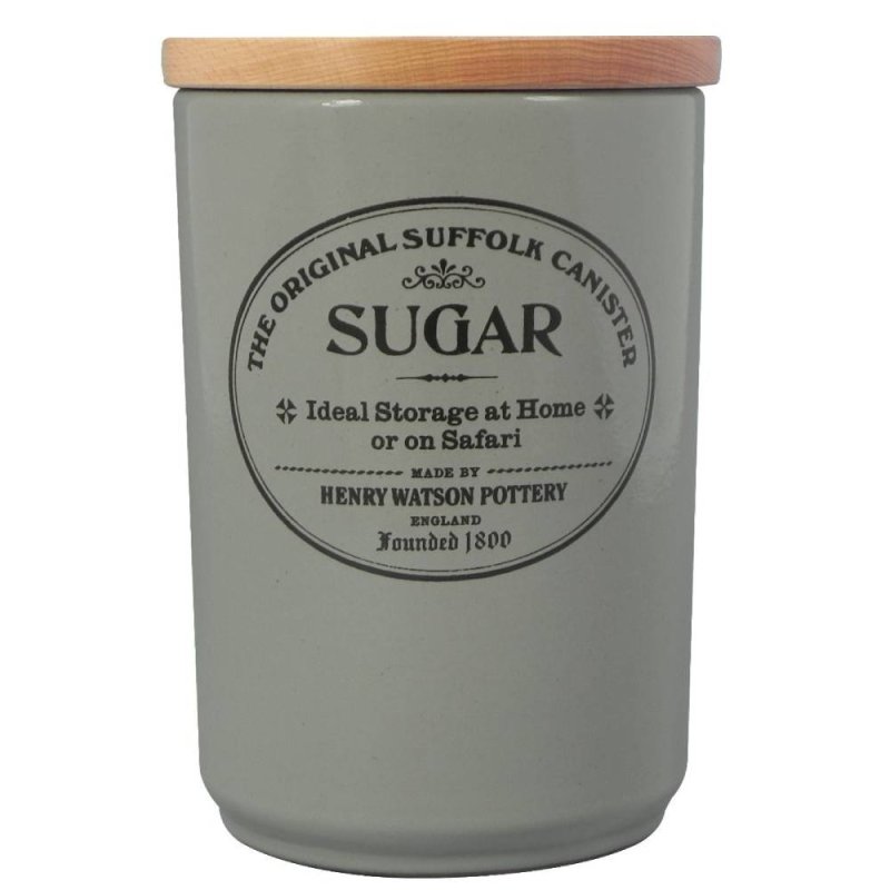 Henry Watson's The Original Suffolk Collection - Large Sugar Canister Dove Grey