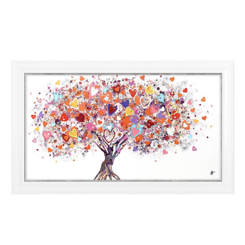 Tree Of Hearts Framed Print by Sarah Otter