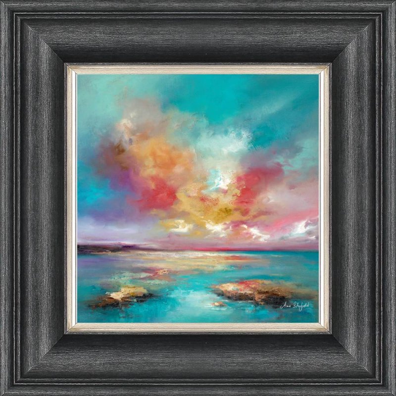 Rosy Clouds Framed Picture by Anna Schofield