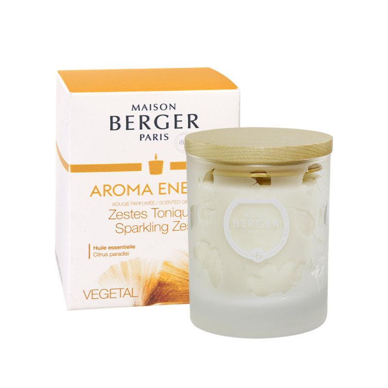 Aroma Energy Sparkling Zest Scented Candle