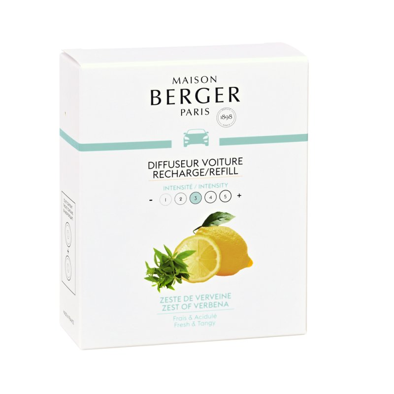 Maison Berger Zest Of Verbena Car Diffuser Refills