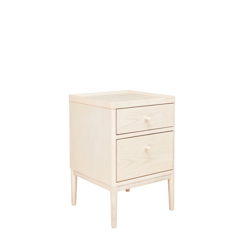 Salina 2 drawer bedside