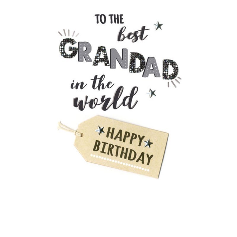 Grandad - Best Grandad In The World Birthday Card