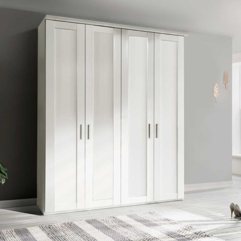 Cleveland 4 Door Plain Wardrobe