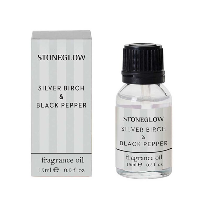 stoneglow silver birch & black pepper fragrance oil