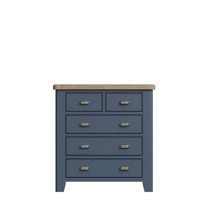 Harleston blue 2+3 drawer chest