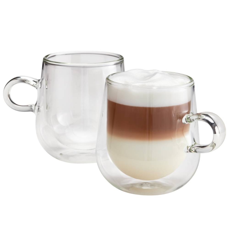 Duo 2 Piece Latte Glass Set 325Ml