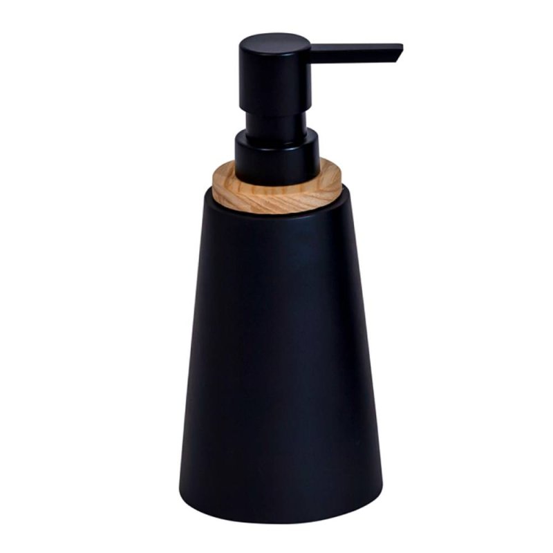 SONATA SOAP DISPENSER/ BLACK-BAMBOO