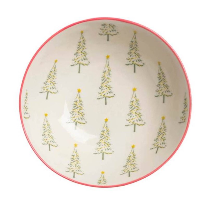 Sophie Allport Christmas Tree Stoneware Nibbles Bowl