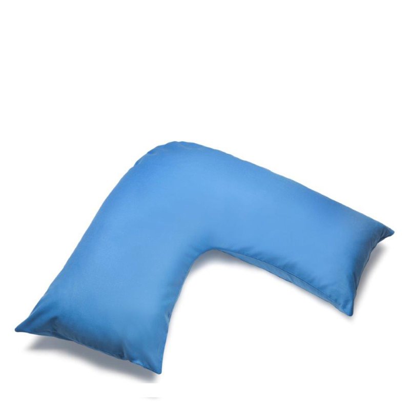 V Shape Orthopaedic Pillowcase Sky Blue
