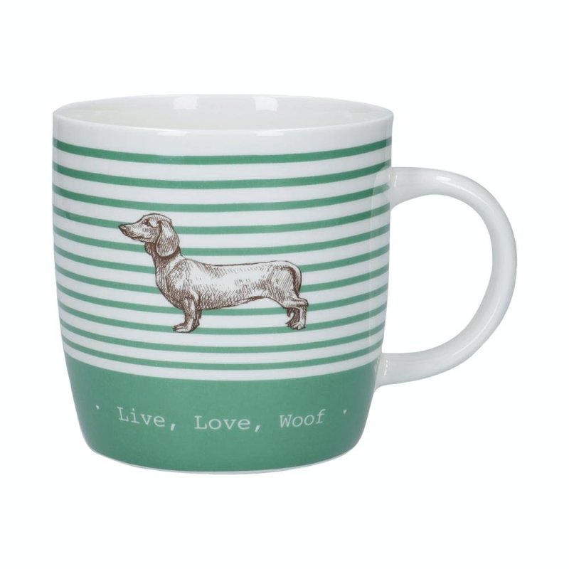 Kitchen Craft Stripe Dog Mug 