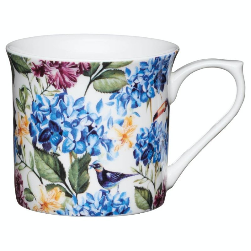 Kitchen Craft Country Floral Fluted Mug 300ML